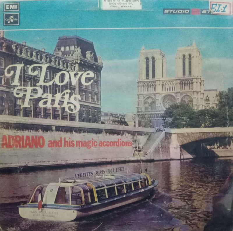 I Love Paris — LP vinyl record cover