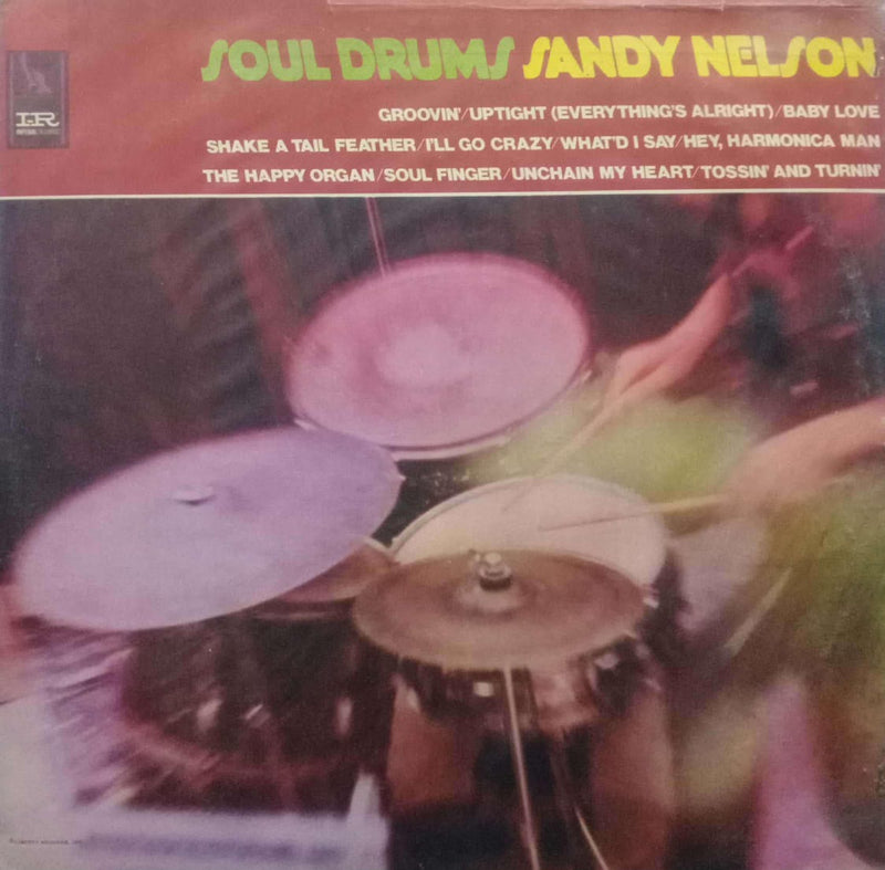 Soul Drums Sandy Nelson — LP vinyl record cover