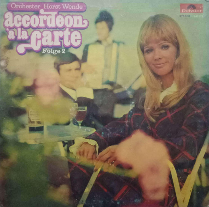 Accordeon A La Carte — LP vinyl record cover