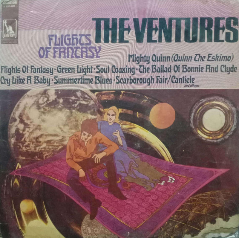 The Ventures Flights Of Fantasy — LP vinyl record cover