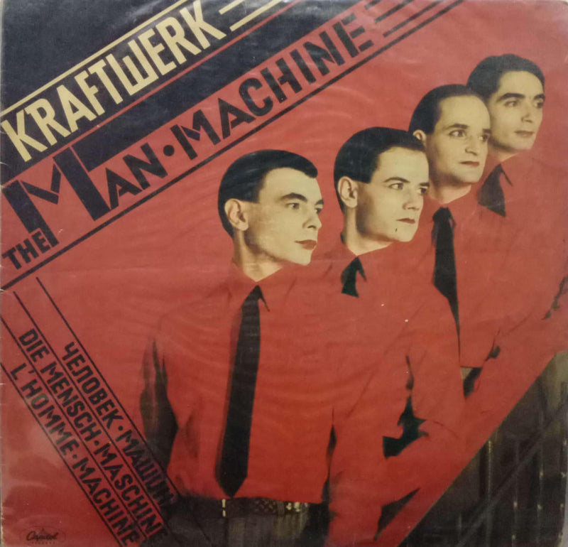 Kraftwerk Man Machine — LP vinyl record cover