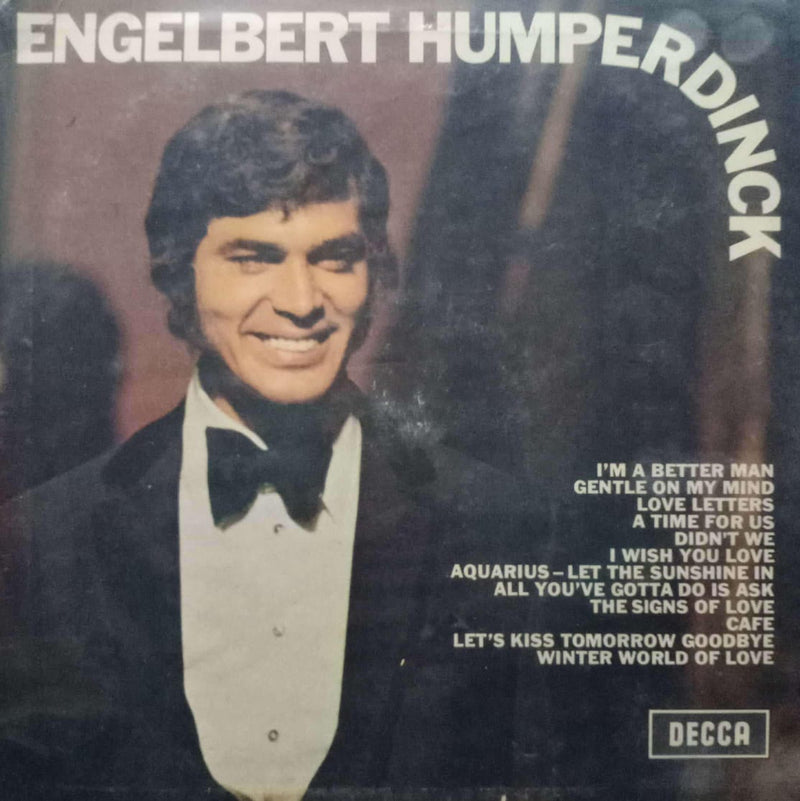 Engelbert Humperdinck — LP vinyl record cover