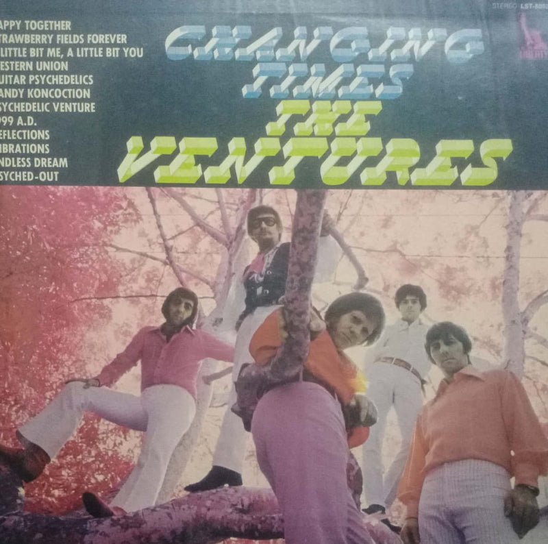 Changing Time The Ventures — LP vinyl record cover