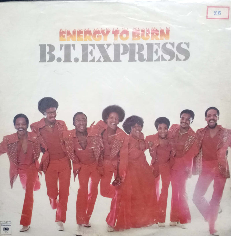 Energy To Burn B T Express — LP vinyl record cover