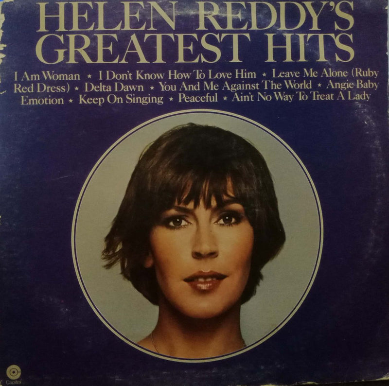 Helen Reddy'S Greatest Hits — LP vinyl record cover