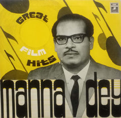 GREAT FILM HITS MANNA DEY-Hindi Vinyl LP