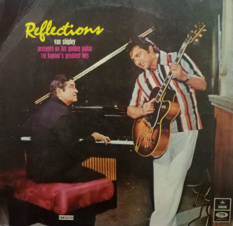 Reflections Van Sinley Present On His Golden Guitar Raj Kapoor'S Greatest Hits — LP vinyl record cover