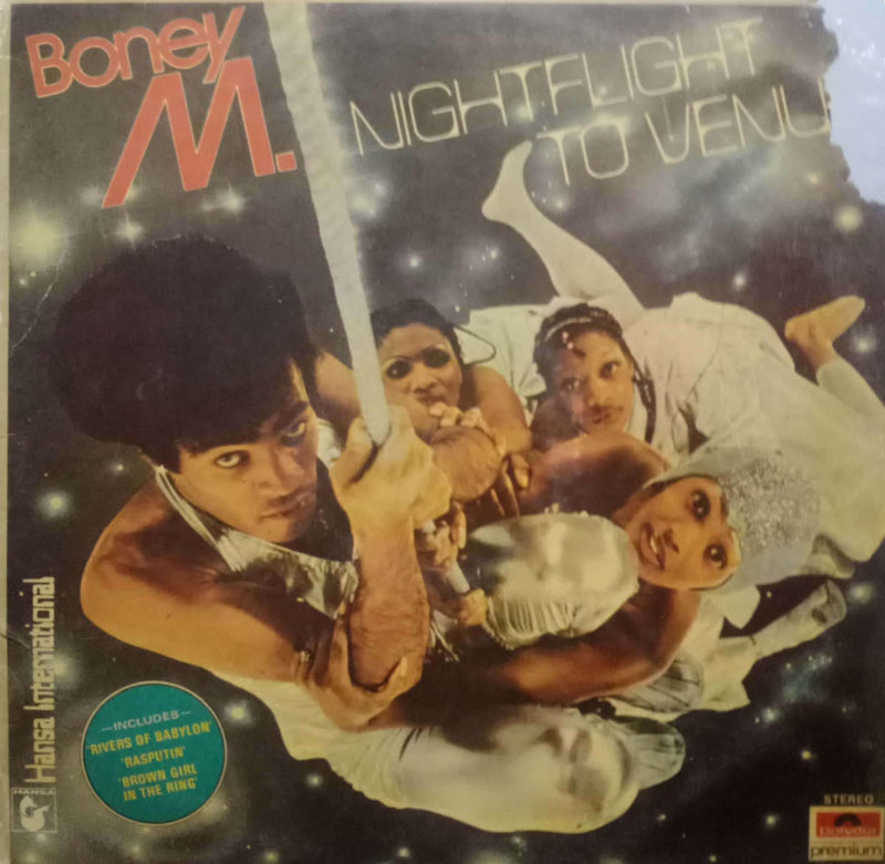 Boney M Nightflight To Venus — LP vinyl record cover