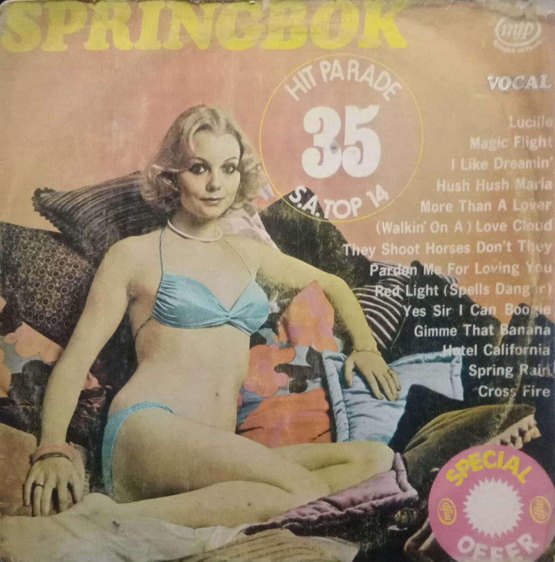 Springbok Hit Parade 35 — LP vinyl record cover