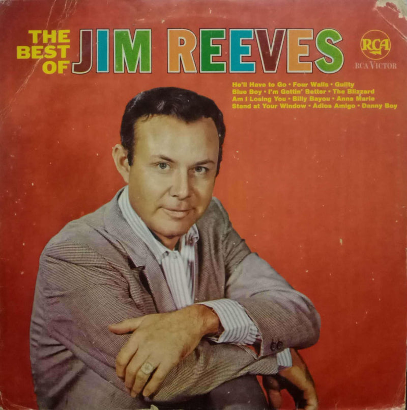 The Best Of Jim Reeves — LP vinyl record cover