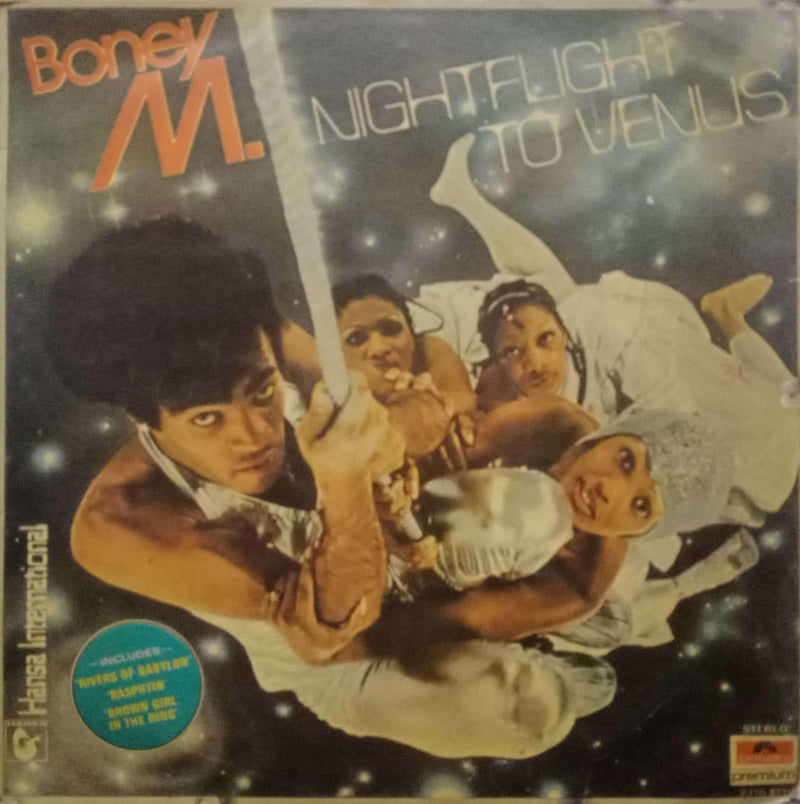 Boney M Nightflight To Venus — LP vinyl record cover