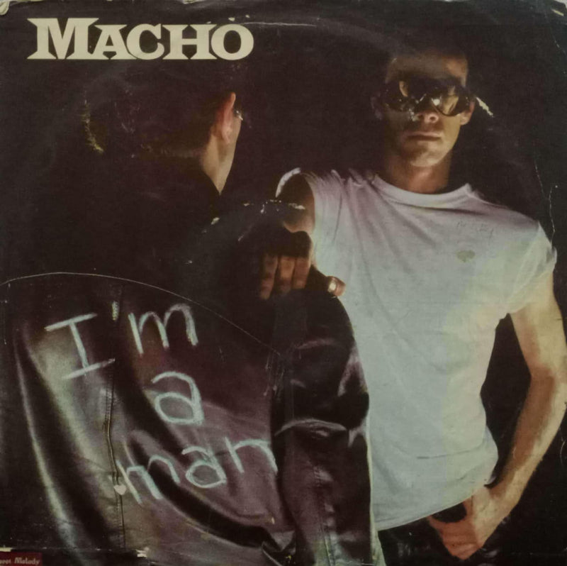 Macho Im A Man — LP vinyl record cover