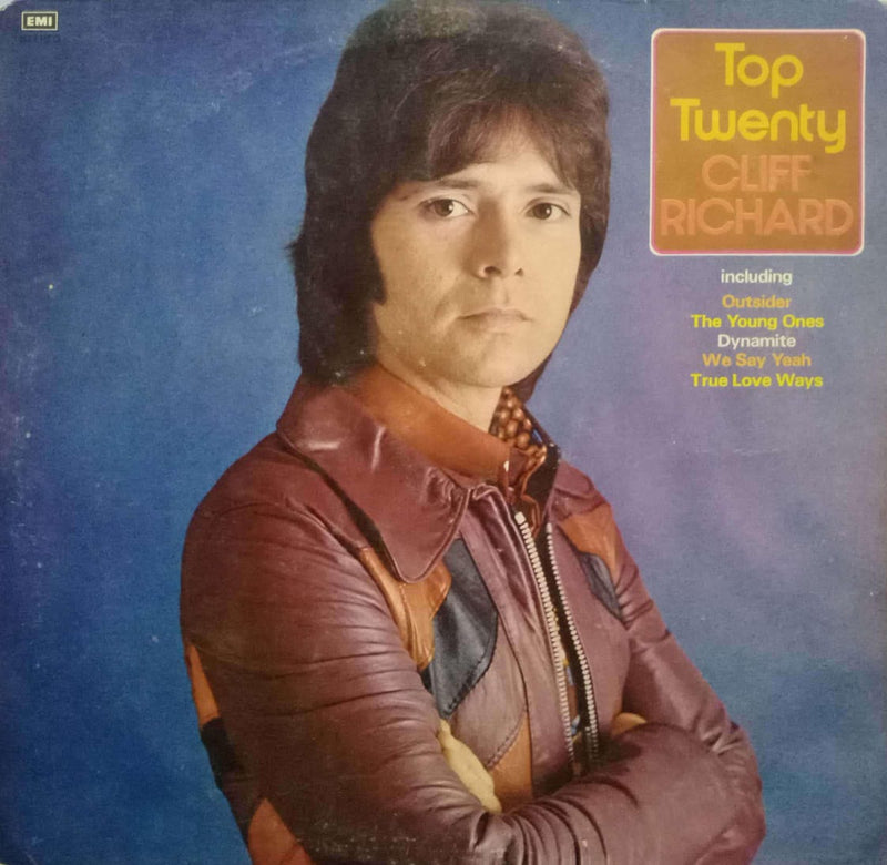 Vinly by Top 20 Cliff Richard — LP vinyl record cover