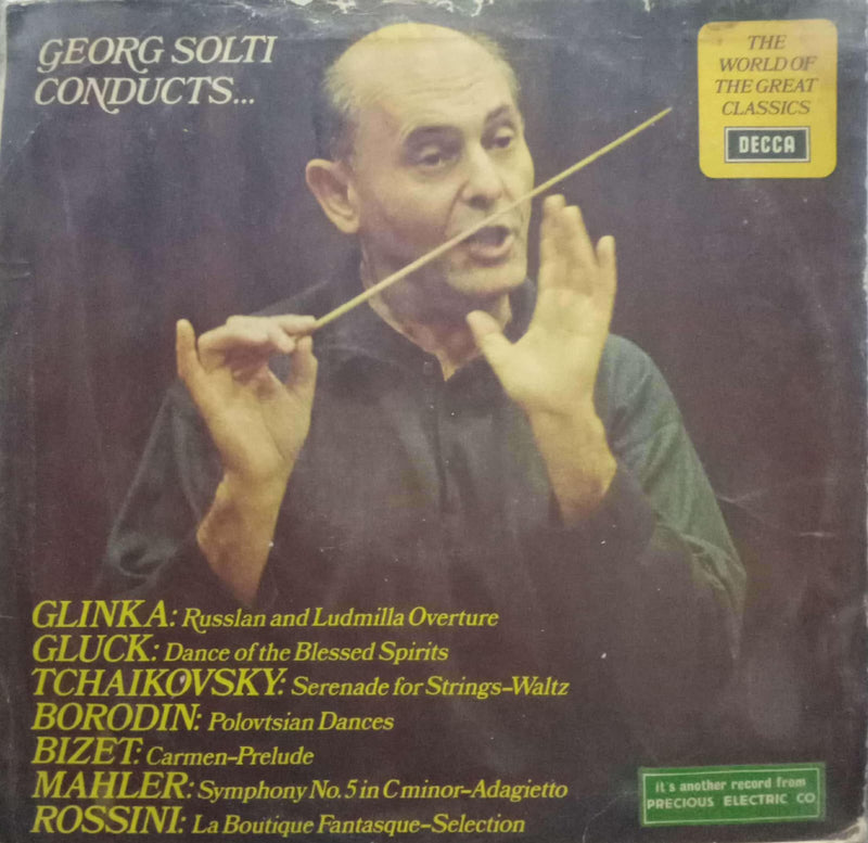 George Solti Conducts — LP vinyl record cover