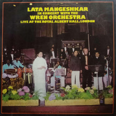 LATA MANGESHKAR IN CONCERT WITH THE WREN ORCHESTRA LIVE AT THE ROYAL ALBERT HALL ,LONDON - Hindi Vinyl LP
