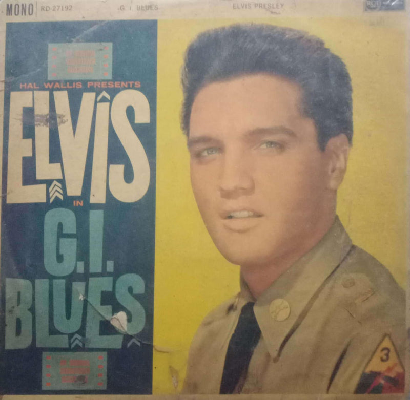 Elvis In G.I. Blues — LP vinyl record cover