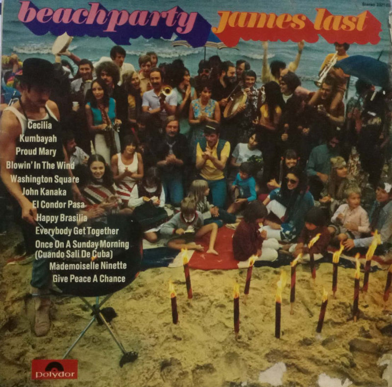 Beachparty James Last — LP vinyl record cover