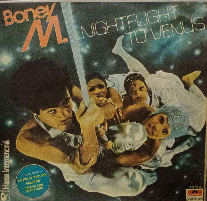 Boney M Nightflight To Venus — LP vinyl record cover