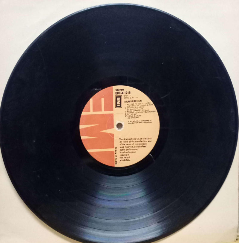 Drum Drum Drum — LP vinyl record cover
