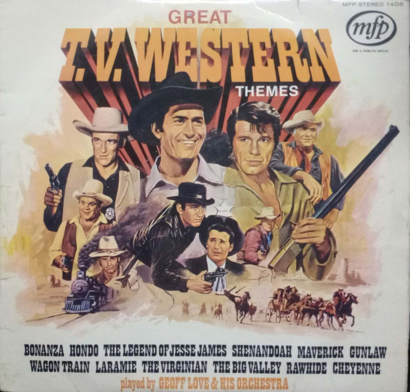 Great T.V Western Themes — LP vinyl record cover