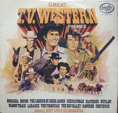 GREAT T.V WESTERN THEMES - English vinyl LP