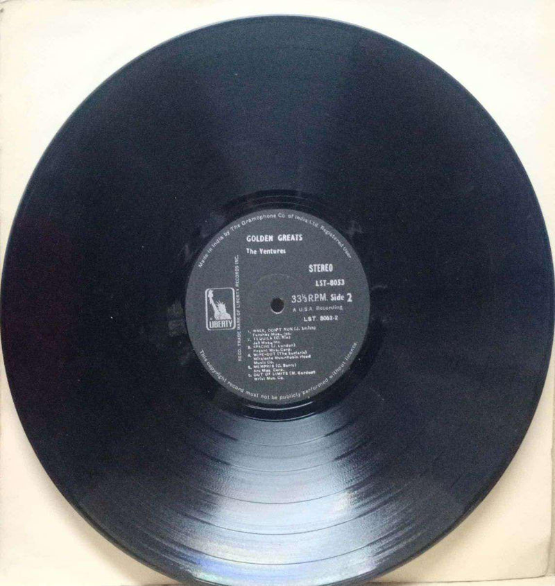 Golden Greats The Ventures — LP vinyl record cover