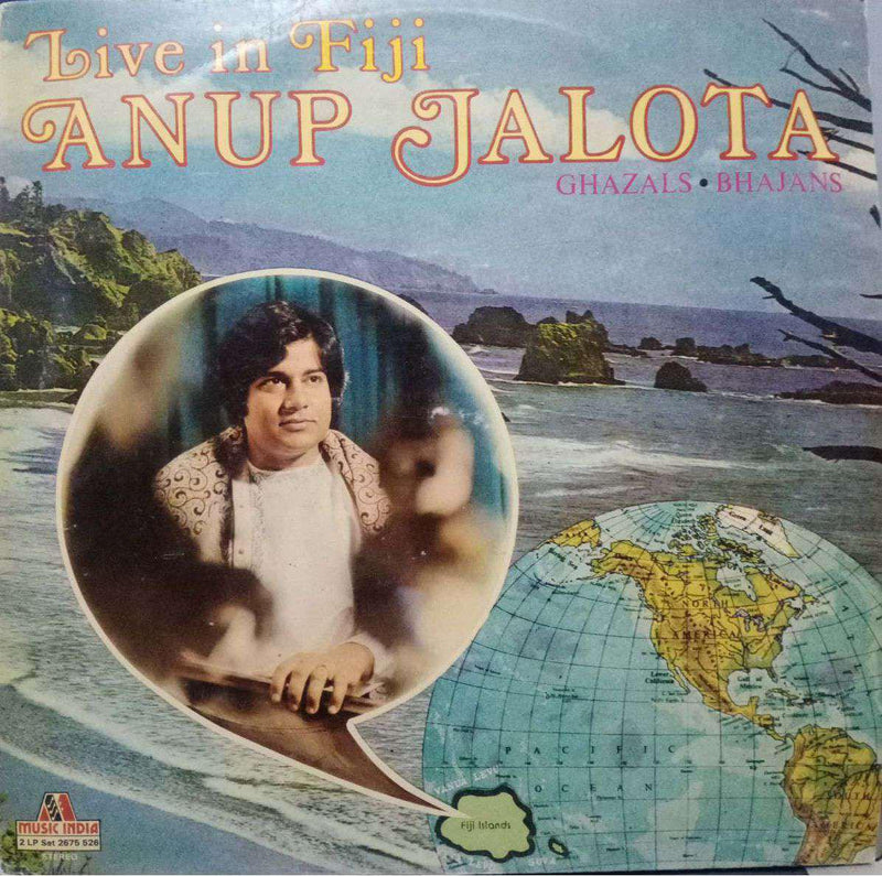 Live In Fiji Anup Jalota — LP vinyl record cover