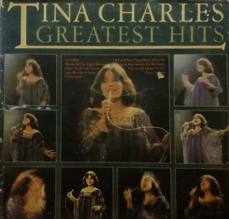 Tina Charles Greatest Hits — LP vinyl record cover