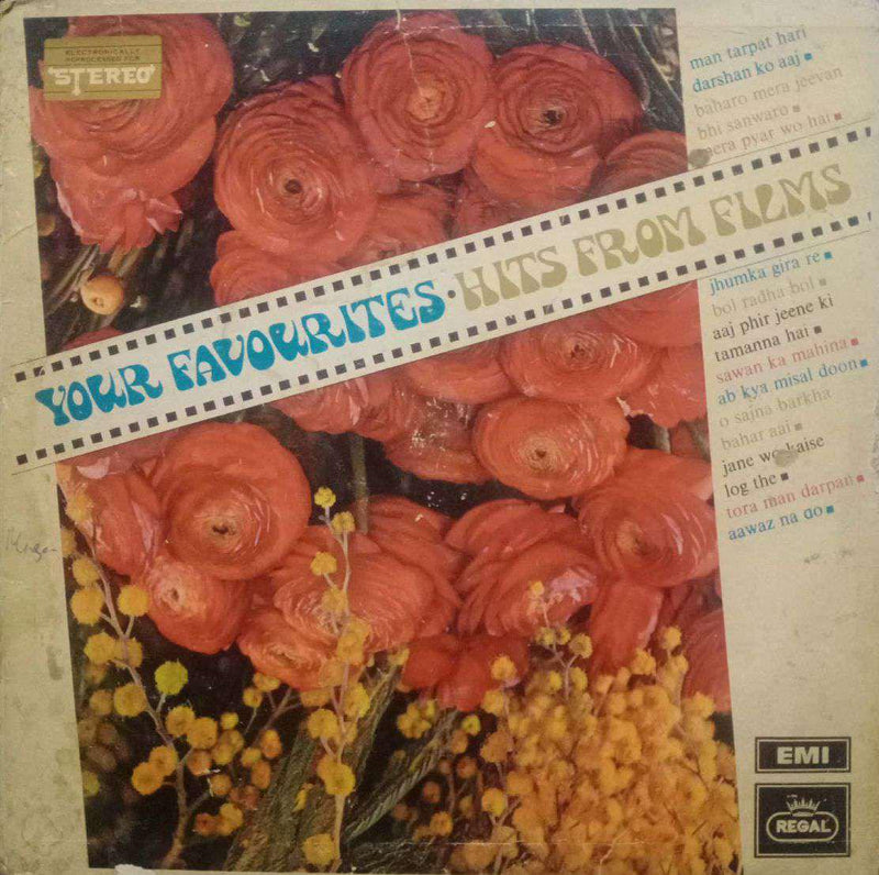 Your Favourites Hits From Films — LP vinyl record cover