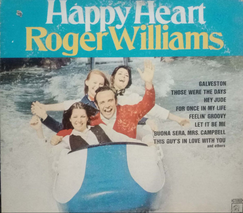 Happy Heart Roger Williams — LP vinyl record cover