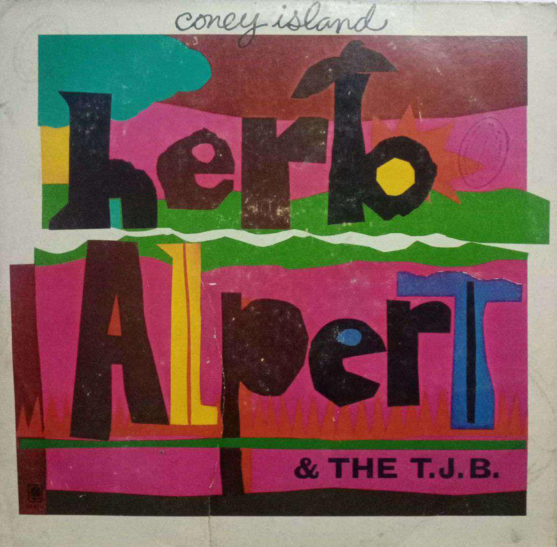 Coney Island Herb Alpert — LP vinyl record cover