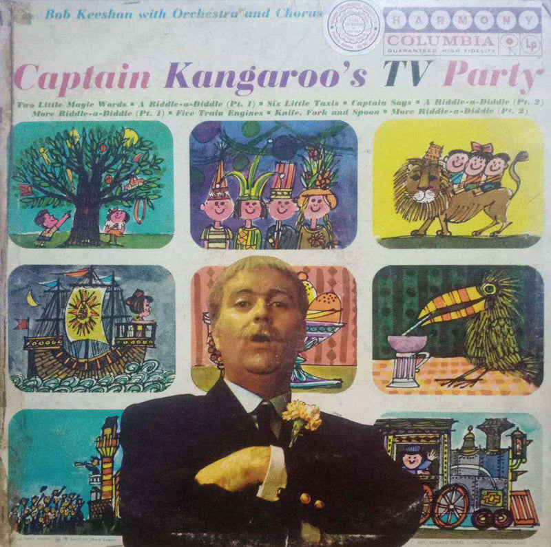 Captain Kangaroo'S Tv Party — LP vinyl record cover