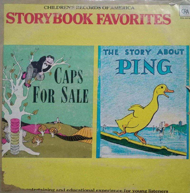 Caps For Sale And The Story About Ping — LP vinyl record cover