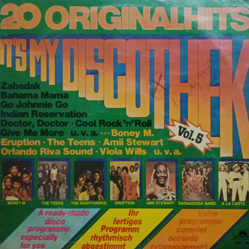 It'S My Doscothek Vol Five — LP vinyl record cover