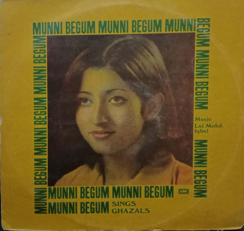 Munni Begum -Urdu — LP vinyl record cover