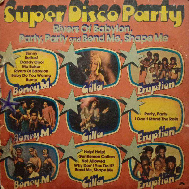 Super Disco Party — disco LP vinyl record cover