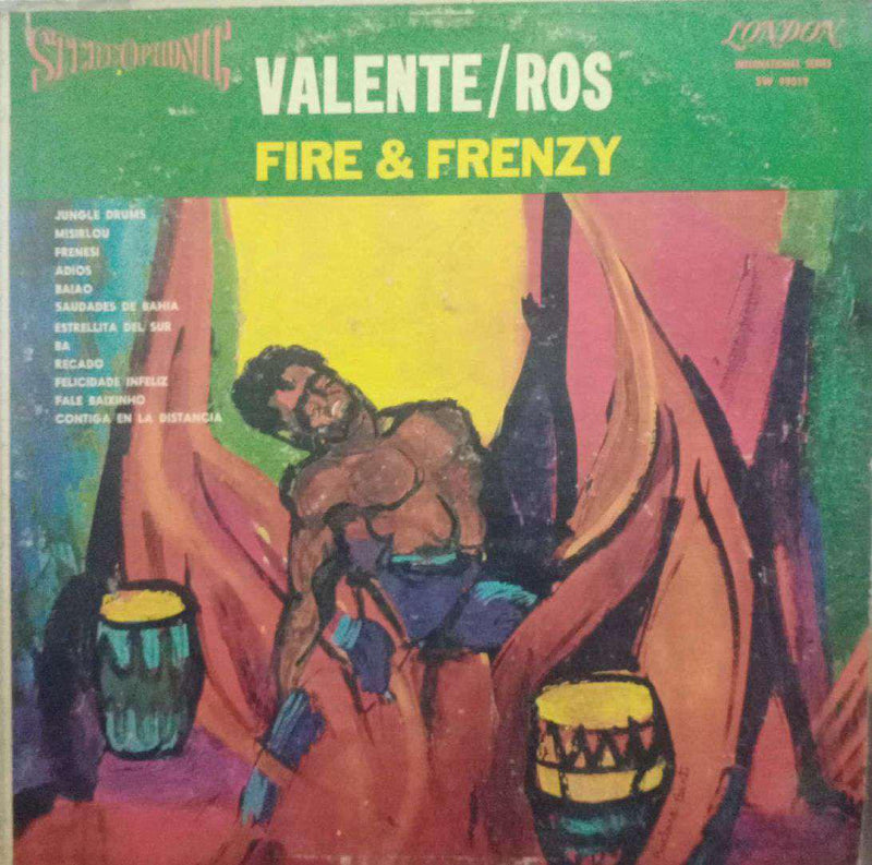 Valente/Ros Fire And Frenzy — LP vinyl record cover