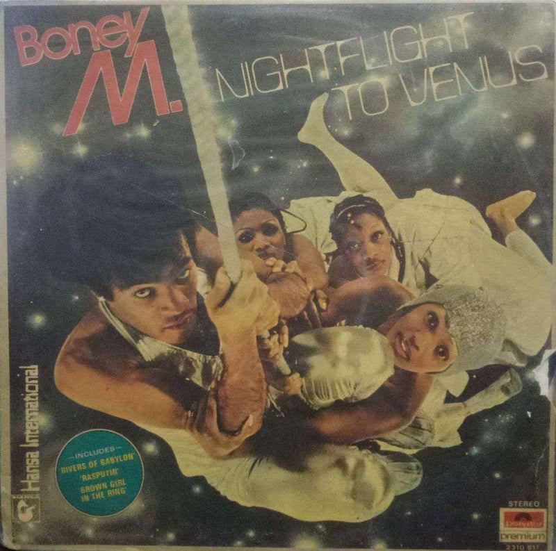 Boney M.Night Flight To Venus — LP vinyl record cover