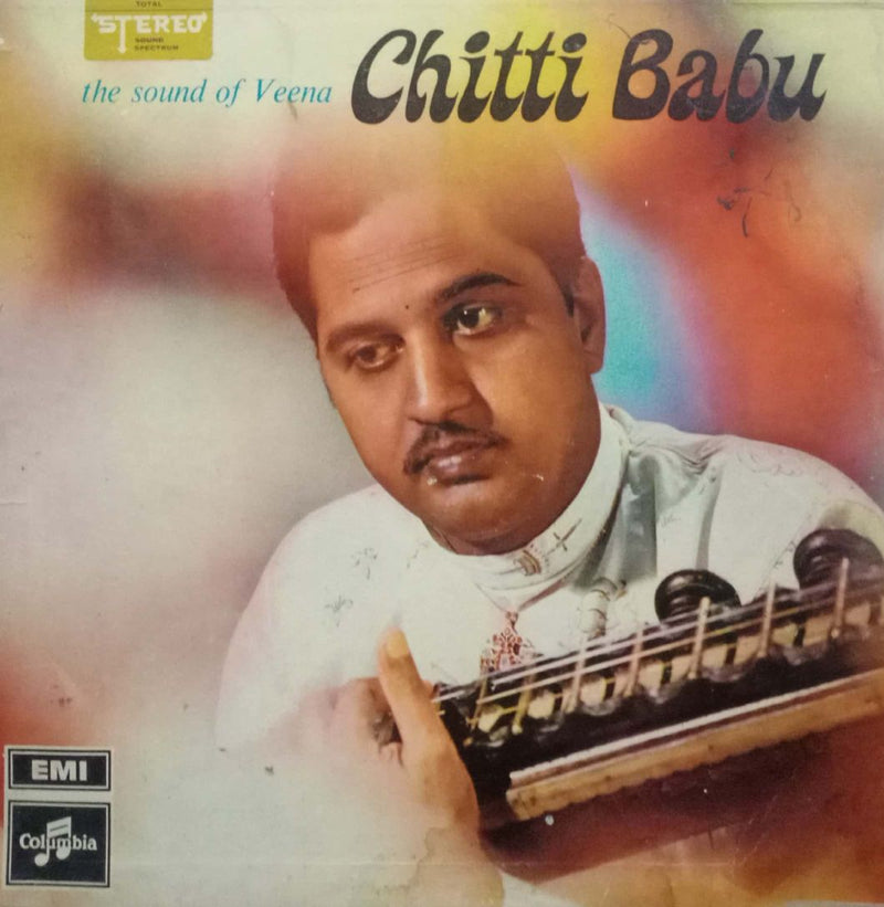The Sound Of Veena Chitti Babu — instrumental LP vinyl record cover