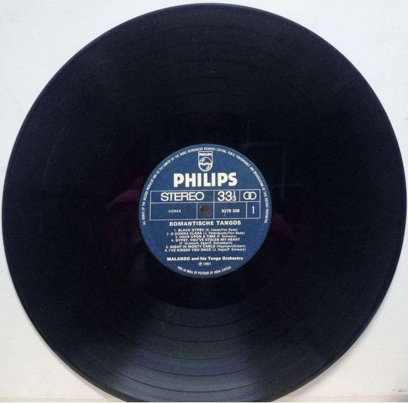 Romantische Tangos — LP vinyl record cover
