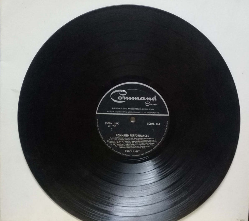 Command Performances And Enoch Light — LP vinyl record cover