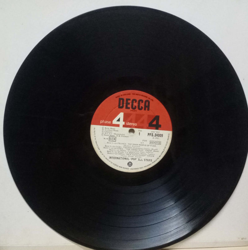 International 'Pop' All Stars — pop LP vinyl record cover