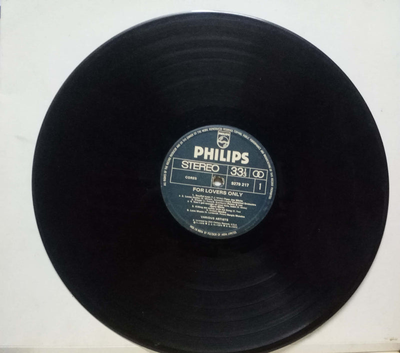 For Lovers Only — LP vinyl record cover