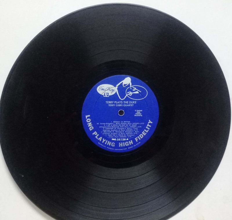 No Slleve by Terry Plays The Duke Terry Gibb Quartet — LP vinyl record cover