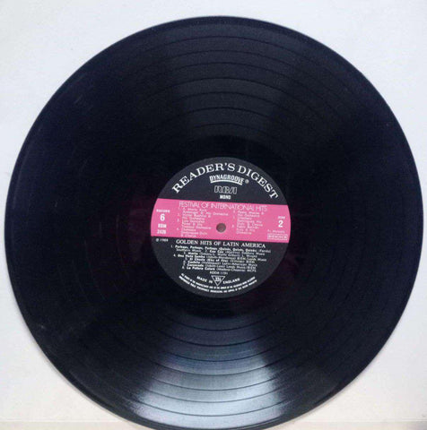 FESTIVAL OF INTERNATIONAL HITS AND GOLDEN HITS OF LATIN AMERICA - ENGLISH VINYL LP