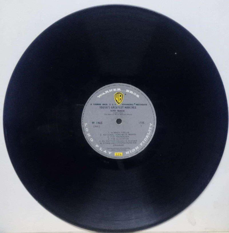 Sousa'S Greatest Marches — LP vinyl record cover