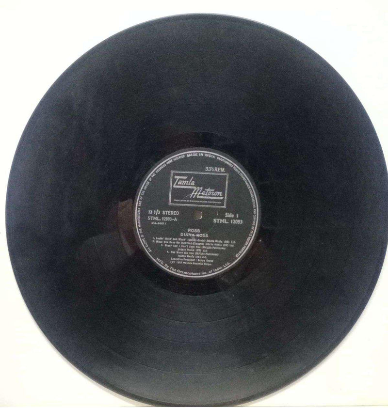 Ross Diana Ross — LP vinyl record cover