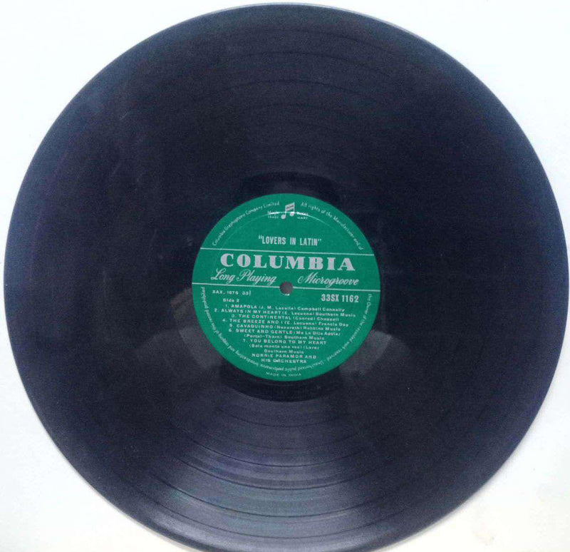 Lovers In Latin — LP vinyl record cover