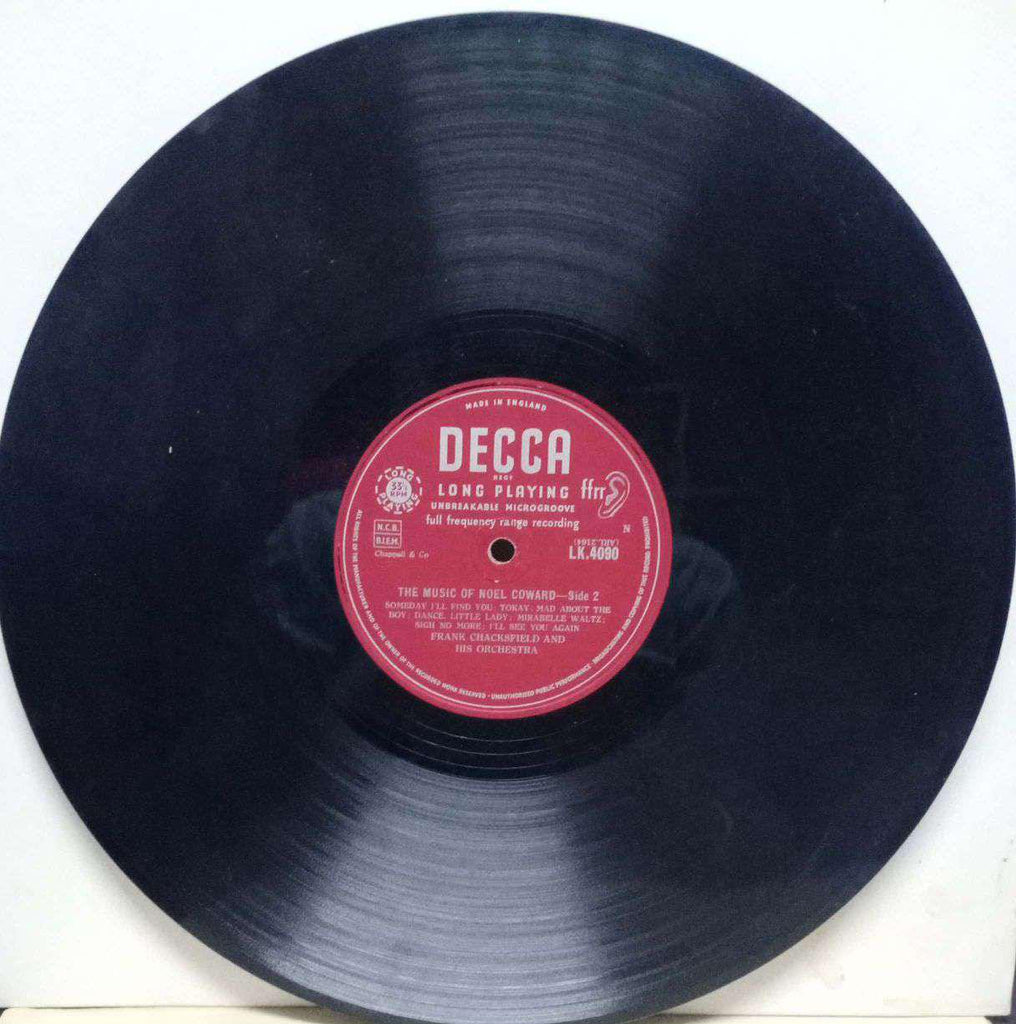 THE MUSIC OF NOEL COWARD - ENGLISH VINYL LP