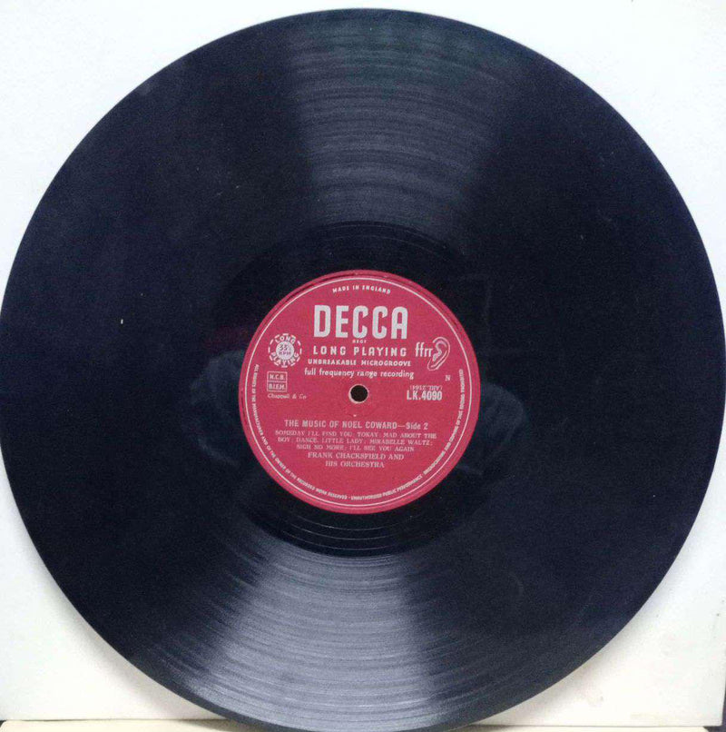 The Music Of Noel Coward — LP vinyl record cover